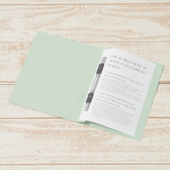 フラットファイル ノンステッチ 縦型(S) PLUS(プラス)[文具]
