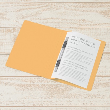 フラットファイル ノンステッチ 縦型(S) PLUS(プラス)[文具]