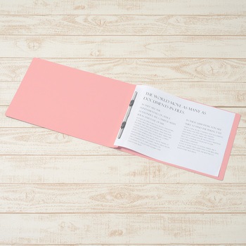 フラットファイル ノンステッチ 横型(E) 横罫線タイプ PLUS(プラス)[文具]