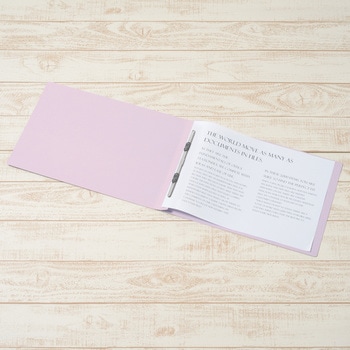 フラットファイル ノンステッチ 横型(E) 横罫線タイプ PLUS(プラス)[文具]