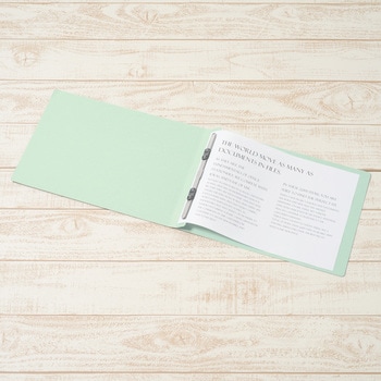 フラットファイル ノンステッチ 横型(E) 横罫線タイプ PLUS(プラス)[文具]