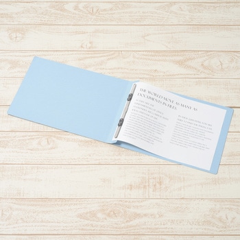フラットファイル ノンステッチ 横型(E) 横罫線タイプ PLUS(プラス)[文具]