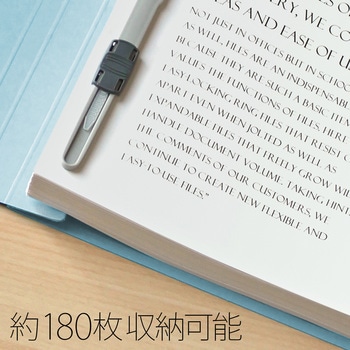 フラットファイル ノンステッチ 横型(E) 横罫線タイプ PLUS(プラス)[文具]