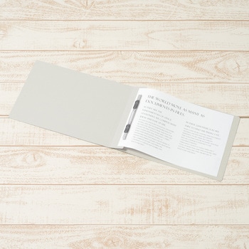 フラットファイル ノンステッチ 横型(E) 横罫線タイプ PLUS(プラス)[文具]