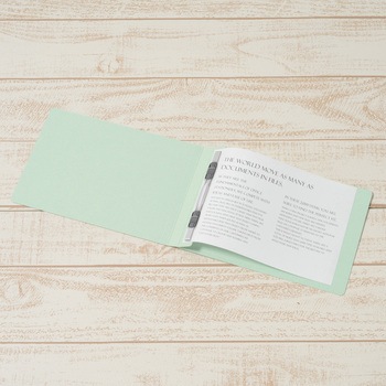 フラットファイル ノンステッチ 横型(E) 横罫線タイプ PLUS(プラス)[文具]