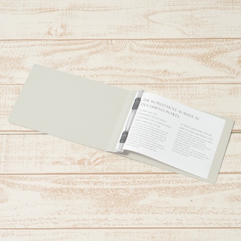 フラットファイル ノンステッチ 横型(E) 横罫線タイプ PLUS(プラス)[文具]