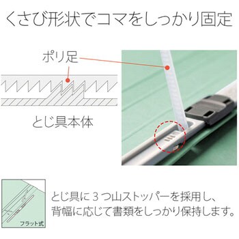 フラットファイル ノンステッチ 横型 E 縦罫線タイプ プラス 文具 フラットファイル 通販モノタロウ No 002nt 905