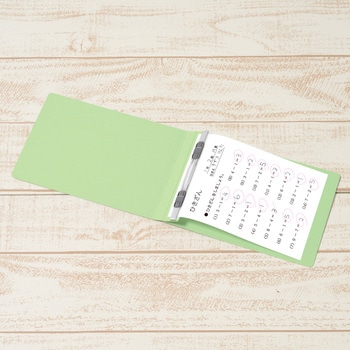 フラットファイル ノンステッチ 横型(E) 縦罫線タイプ PLUS(プラス)[文具]