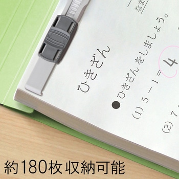 フラットファイル ノンステッチ 横型(E) 縦罫線タイプ PLUS(プラス)[文具]