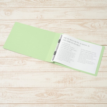 フラットファイル 厚とじ300 ノンステッチ PLUS(プラス)[文具]