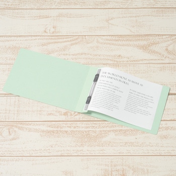 フラットファイル 厚とじ300 ノンステッチ PLUS(プラス)[文具]