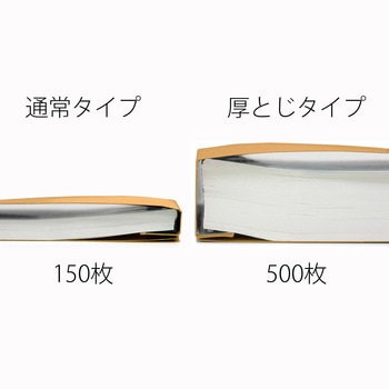 フラットファイル 厚とじ500 ノンステッチ PLUS(プラス)[文具]