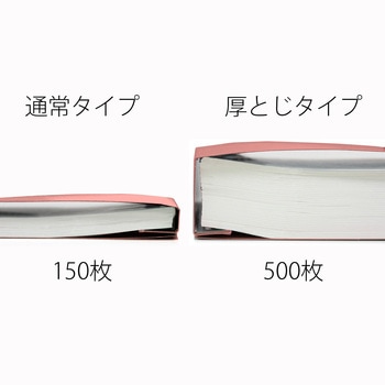 フラットファイル 厚とじ500 ノンステッチ PLUS(プラス)[文具]