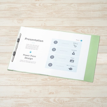 PPフラットファイル(2ツ折りタイプ) PLUS(プラス)[文具]