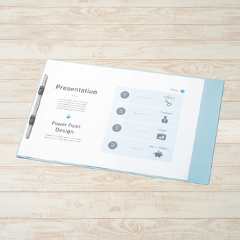 PPフラットファイル(2ツ折りタイプ) PLUS(プラス)[文具]