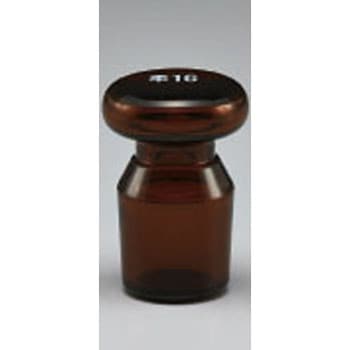 透明共通平栓 茶褐色 TGK(東京硝子器械)