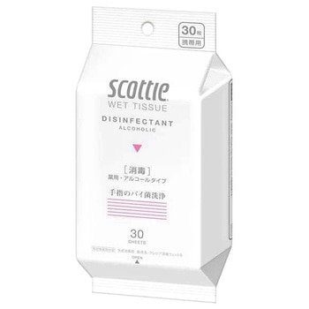 スコッティ ウェットティシュー 消毒 日本製紙クレシア