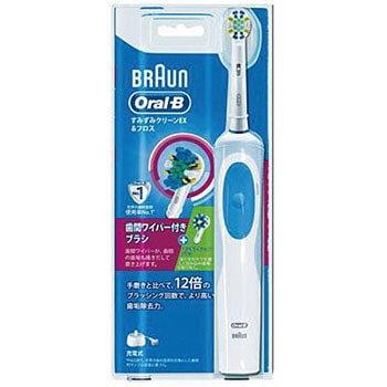 D12023AF ブラウン オーラルB すみずみクリーンEX&フロス 1個 P&G 【通販モノタロウ】