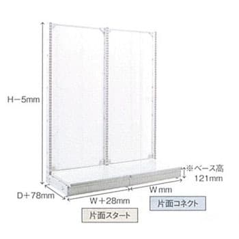 IRIS 片面ボードスタート GBS3-120-40-180-W □▽148-7853 11-37-3-5