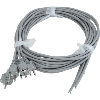 KP4819DGTCE3 0．75X3C 3M H 欧州電源コードGTCE3 3芯プラグ付3M灰