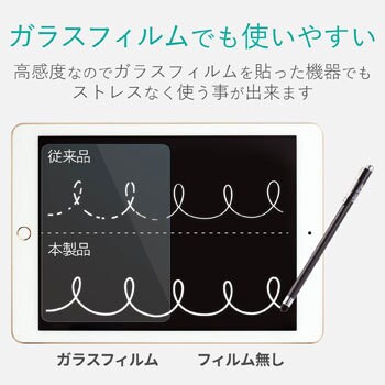 スマートフォン用 スリムタッチペン 超感度タイプ エレコム タッチペン 通販モノタロウ P Tpslimcbk