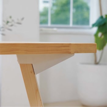 2×4材用 斜めテーブル脚 nanaLeg アイワ金属