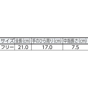 MHG-401 すべり止め手袋 女性用 12双入 ミドリ安全 ホワイト色 7ゲージ