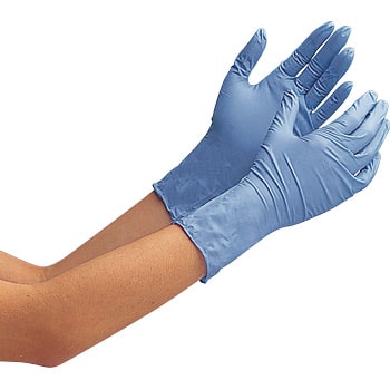 Verte 700r Ll ニトリル使い捨て手袋 厚手 粉なし 100枚入 青 1セット 100枚 ミドリ安全 通販サイトmonotaro