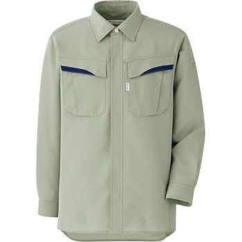 VES2496-UE-5L ベルデクセルPlantex ストレッチ長袖シャツ ミドリ安全 26734828