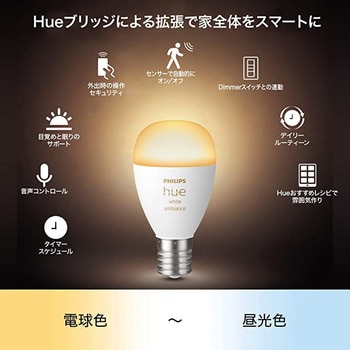 Philips hue  スマートLED電球＋人感(モーション)センサー