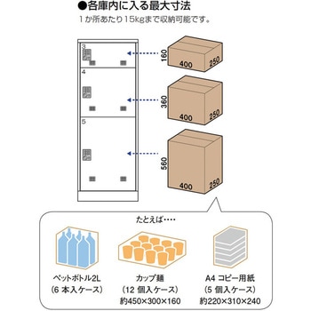 宅配ボックス(室内・屋内用)シリーズ プッシュボタン錠 生興
