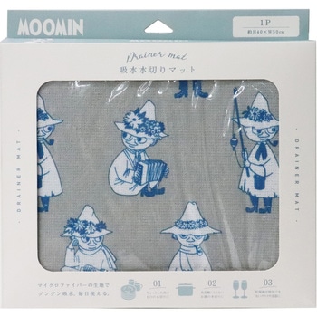 MOOMIN吸水水切りマット オカトー