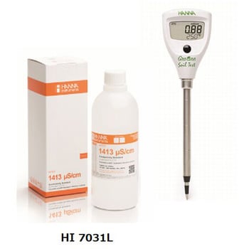 HI 98331N(標準液セット) Soil Test 土壌ダイレクト EC/ ℃テスター