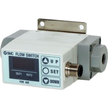 空気用 デジタルフロースイッチ (PF2A～) SMC 電子式フロースイッチ