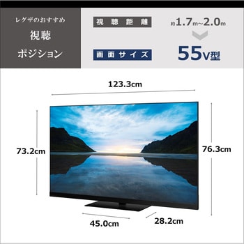 55Z870M タイムシフトマシン搭載4K Mini LED液晶レグザ 1台 REGZA 【通販モノタロウ】