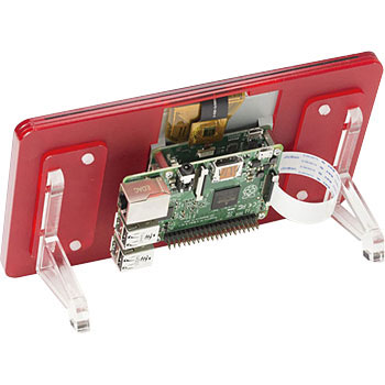 RASP-LCDFRAME-RD Frame for the Raspberry Pi 7" Touch Screen Display Pimoroni HLbg 26881207