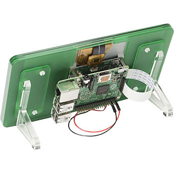 RASP-LCDFRAME-GR Frame for the Raspberry Pi 7" Touch Screen Display Pimoroni HLbg 26881225