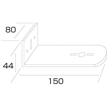 バスマーカーランプ取付ステー L型 JET INOUE(ジェットイノウエ)