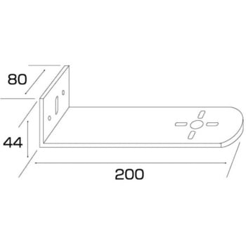 バスマーカーランプ取付ステー L型 JET INOUE(ジェットイノウエ)