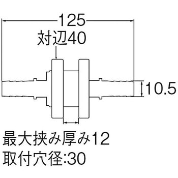 ユニット貫通金具 SANEI