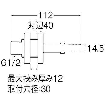 ユニット貫通金具 SANEI