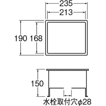 R8120 散水栓ボックス 1個 SANEI 【通販モノタロウ】