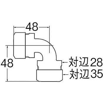 ポリパイエルボソケット1種 SANEI