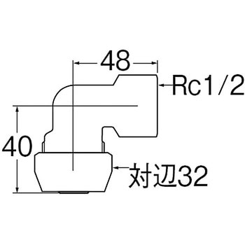 ポリパイジョイントエルボ1種メス SANEI