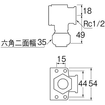 両座付エルボ SANEI