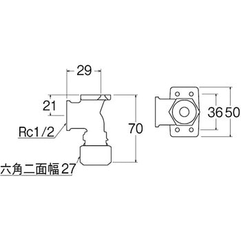 座付エルボ上型 SANEI