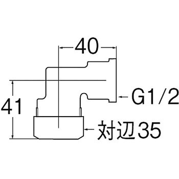ポリパイジョイントエルボ1種メス SANEI