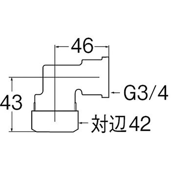 ポリパイジョイントエルボ1種メス SANEI