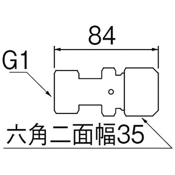 ナット付アダプター SANEI