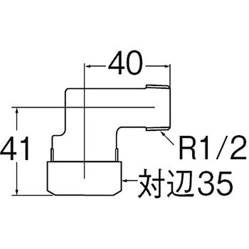 ポリパイジョイントエルボ1種オス SANEI